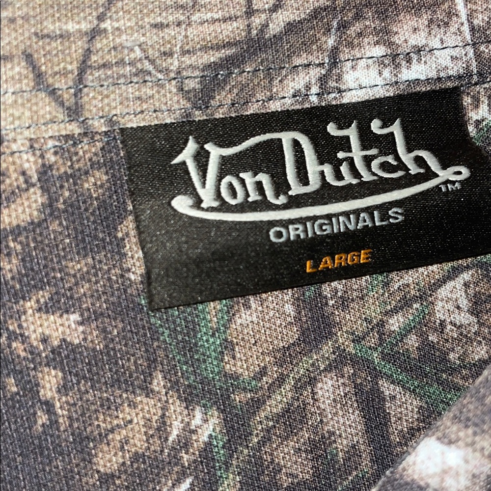 Von Dutch Camo Long Sleeve Shirt - Picture 3 of 3